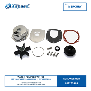 Kit de réparation de pompe à eau <span class=keywords><strong>Mercury</strong></span> 175-300HP avec boîtier de pompe, remplace la pièce de moteur hors-bord 47-8M0142980 - Product Image 4