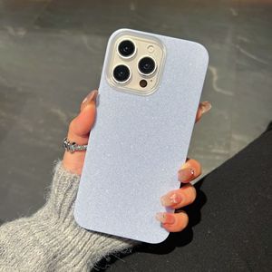 เคสโทรศัพท์กลิตเตอร์สีลูกกวาดมันวาวเรียบง่ายเหมาะสำหรับ <span class=keywords><strong>iPhone</strong></span> 16 15 14 13 11 PRO MAX เคสป้องกันโทรศัพท์สุดหรู - Product Image 4
