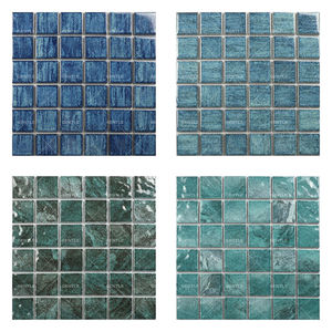 Trung Quốc khảm nhà máy chất lượng cao màu xanh hồ bơi gốm khảm phòng tắm tường trang trí đẹp khảm - Product Image 1