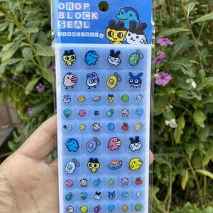 Autocollants carrés Power Girls Tamagotchis, motifs mignons de dessins animés et d'anime, pour périphériques - Product Image 1