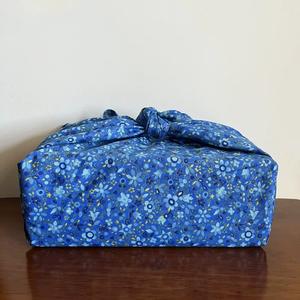 Furoshiki en coton <span class=keywords><strong>japonais</strong></span>, <span class=keywords><strong>tissu</strong></span> d'emballage, motifs floraux, pour emballage de cadeaux du Festival de la Mi-Automne, emballage festif, usage quotidien - Product Image 6