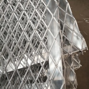 Paravents de décoration intérieure en maille carrée découpable en acier inoxydable, plaque de maille d'acier expansé pour salle de machine insonorisée - Product Image 3