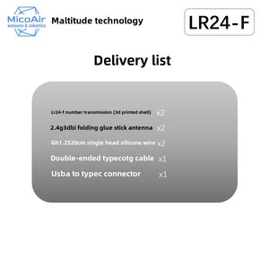 Drone radio MicoAir Mini 2.4G, transmission de données longue portée 15 km, matériau ABS, compatible avec le contrôle de vol APM/PIX, batterie incluse. - Product Image 4