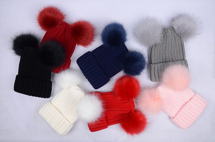 Fur Pom Pom Amazon Beanie Hat Warm And Stylish Knitted Beanie