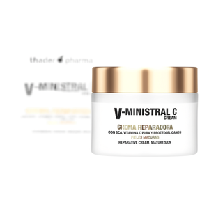 Crema Reparadora para Piel Madura Thader Pharma V-Ministral C con Vitamina C y Proteoglicanos - Product Image 2