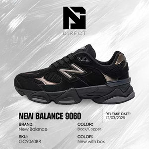 Zapatos de Diseño New Balance 9060 'Negro Cobre', Envío Gratis, Cómodos, Modernos, Duraderos, Antideslizantes, Zapatos Casuales para Caminar para Hombre - Product Image 6
