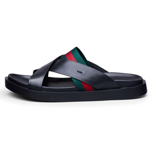 Nouvelles Tongs Tendance 2026 en Cuir Véritable Antidérapantes pour Hommes – Sandales d'Été Décontractées pour la Plage et l'Extérieur - Product Image 2