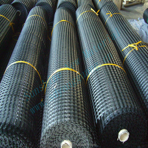100% <span class=keywords><strong>EGA</strong></span> Fibra de vidrio Geogrid Road Refuerzo 100/100KN/M Proyecto de refuerzo de carretera de betún - Product Image 5