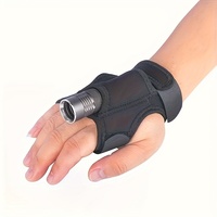 Lampe de poche portable et durable, support de lumière mains libres, gant de plongée, torche sous-marine, étui, autocollant magique, lampe photo