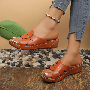 <span class=keywords><strong>Sandalias</strong></span> de Plataforma con Cuña Antideslizantes, Ligeras, Cómodas, Resistentes y Suaves para <span class=keywords><strong>Mujer</strong></span>, Moda de Verano, para el Hogar, Juveniles - Product Image 2
