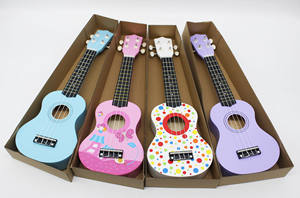 เครื่องดนตรีอูคูเลเล่ไม้สำหรับเด็กกีตาร์อูคูเลเล่ของเล่นอูคูเลเล่คลาสสิกเพื่อการศึกษาปฐมวัย - Product Image 2