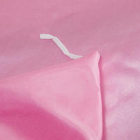 Usine directement ensembles de couette de luxe ensembles de literie en soie rose ensemble de draps de mariage en satin