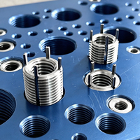 Insertos de Rosca Helicoil con Bloqueo de Llave, Insertos de Rosca Métrica SS304, Insertos de Rosca de Alambre Estándar ISO para la Industria Aeroespacial, Resistencia 8.8