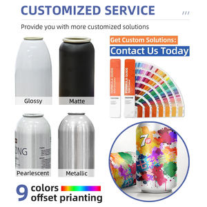 Yüksek basınç alüminyum aerosol oksijen kutuları kişisel logo baskı ile 2L 5L 8L 10L 12L - Product Image 4