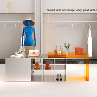 Présentoir de magasin de vêtements personnalisé pour enfants Design d'intérieur Plan bébé magasin de détail meubles vitrine