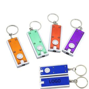 Wholesale Promotional Gift Custom Logo Led Keychain Lights <b>Mini</b> <b>Keyring</b> Plastic Flashlight - Product Image 3