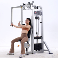 Machine professionnelle de musculation pour pectoraux et deltéens dorsaux avec bras réglables pour l'entraînement du haut du corps