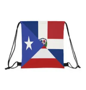 Precio bajo Personalizado Puerto Draw String Bag Logo Impresión Impermeable Deportes Poliéster Nylon Cordón Mochila Bolsa