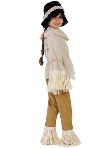 Disfraz <span class=keywords><strong>de</strong></span> Espantapájaros con Diseño <span class=keywords><strong>de</strong></span> Girasol para Niñas, Vestido <span class=keywords><strong>de</strong></span> Espantapájaros para <span class=keywords><strong>Halloween</strong></span> - Product Image 4