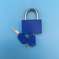Cadenas en laiton 30 mm anti-rouille pour bagages et portes, avec couvercle en plastique aux couleurs personnalisées