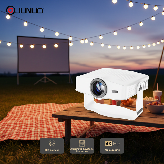 Cheaper HD 1080P Beamer Smart Portable Projector 5G WIFI6 LCD Home Theater Projector Support 4K Android14 J500 500ANSI Projector