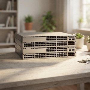 Nouveau commutateur réseau essentiel 9300 24 ports 1G en cuivre, avec 4 ports SFP 1G fixes, uniquement données, C9300L-24T-4G-E C9300L-24 - Product Image 1