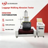 Testeur d'abrasion pour bagages, machine de simulation de conditions routières pour valises, équipement d'essai d'abrasion des roues de bagages