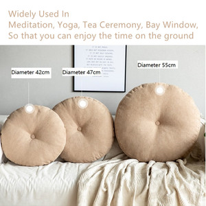 Cojines acolchados para silla de interior Inyahome, cojines gruesos de <span class=keywords><strong>almohada</strong></span> cómoda para Tatami, cojines de asiento para uso doméstico - Product Image 4