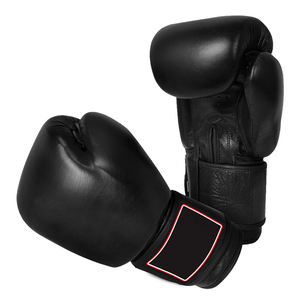 High quality professional custom leather kick boxing gloves with customized logo - Product Image 2