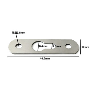 Stainless Steel Flat Hanging Hardware Rectangular Silver Picture <b>Frame</b> <b>Mounting</b> Accessories Durable Wall Hanging Parts - Product Image 2