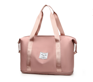 Sac de rangement de vêtements Sac à bagages Sac de voyage de séparation sèche et humide de grande capacité - Product Image 6