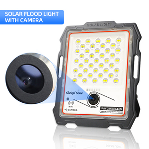 Có Thể Sạc Lại 100 <span class=keywords><strong>Watt</strong></span> 200 Watts 300 400 W Ip67 Nhà Ở Điện Chống Thấm Nước Đèn Ngoài Trời Đèn Led Năng Lượng Mặt Trời Với Máy Ảnh - Product Image 1