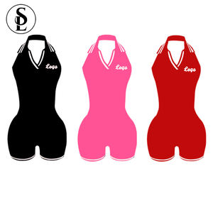 <span class=keywords><strong>Tuta</strong></span> Intera Personalizzabile con LOGO, in Spandex, <span class=keywords><strong>Aderente</strong></span>, per Allenamento, Yoga e Fitness, per Donne - Product Image 1