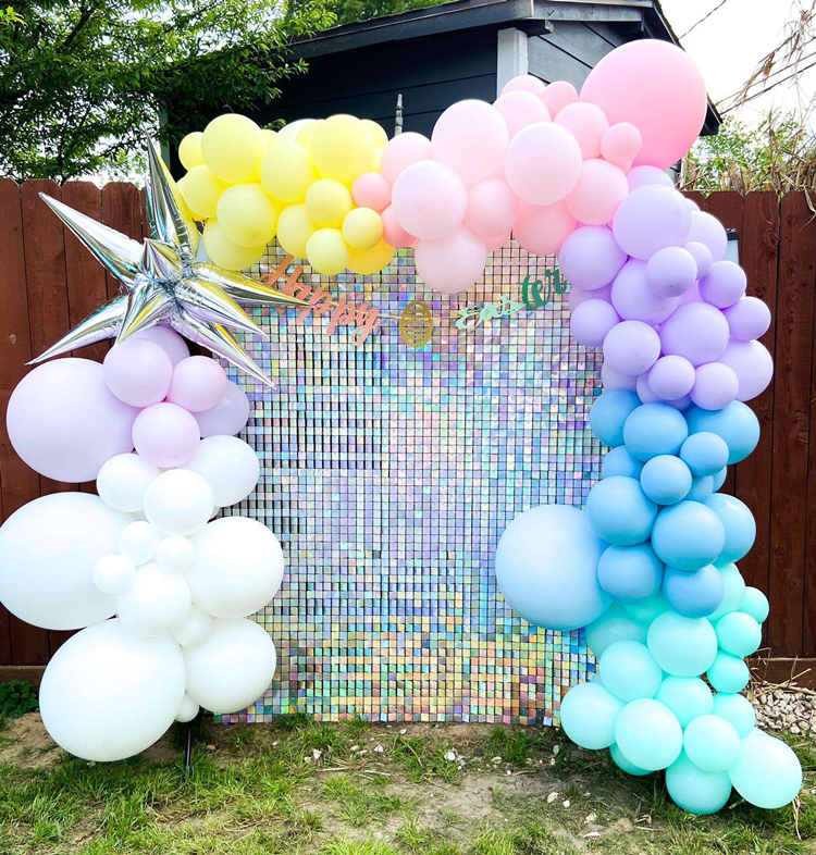 Высококачественный Блестящий настенный фон для рекламы с блестками