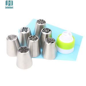 Christmas Tree Snowflake Bell Russian Piping Tip Set Stainless Steel Butter Piping Tips <b>Cake</b> <b>Decorating</b> <b>Supplies</b> - Product Image 4