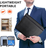 Sac de documents ignifuge et étanche de qualité supérieure 2023, personnalisable en usine, pochette enveloppe en matériaux ignifuges de haute qualité, sacs de sécurité ignifuges