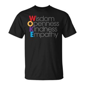 Camiseta Promocional con la Frase: Consciencia, Sabiduría, Abertura, Amabilidad, Empatía - Product Image 1