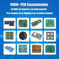 Fabrication de circuits imprimés multicouches (PCBA) sur mesure OEM haute fréquence à 6 couches pour manette PS4 avec masque de soudure vert – Service complet