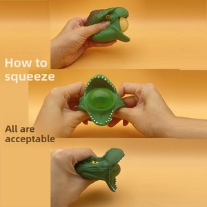 Dinosaur <b>Bubble</b> Popper TPR Fidget Toy Stress Relief Squeeze Sensory Water Ball Novelty Prank Toy for <b>Kids</b> - Product Image 2