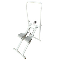 Machine d'exercice d'escalade verticale d'escalade d'échelle pliante avec accoudoir réglable et hauteur de pédale pour le fitness à la maison