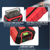 Escáner de Diagnóstico Inalámbrico OBD2 Jdiag M10 para Motocicletas, Lectura y Borrado de Códigos de Error, Servicio TPS, Reinicio, Codificación ABS, CO Idle para Harley