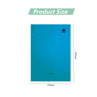 COLORFLY - Organizador/Agenda Personalizada con Cubierta de PVC con Estampado de Mapa de País con Textura de Mármol, Encuadernación Térmica, 80 Hojas con Rayas Anchas