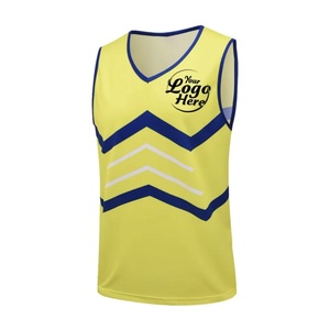 Chaleco de Baloncesto Unisex Personalizado de Secado Rápido, Transpirable, Jersey de Fútbol de Spandex/Poliéster con Estampado por Transferencia de Calor para Entrenamiento Deportivo al Aire Libre - Product Image 3