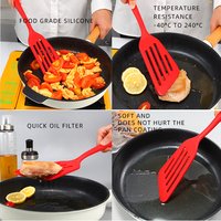 Accessoires de cuisine WEIMU, spatule à frire en silicone de qualité alimentaire 100 % antiadhésive, pour cuisiner le poisson, compatible lave-vaisselle et four