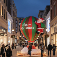 Airvon Vente en gros de Père Noël gonflable en PVC pour Noël, fabrication sur mesure pour décoration gonflable