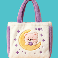 Sacs fourre-tout en peluche populaires pour femmes Kedi, sacs de shopping en peluche. Sacs en peluche décontractés
