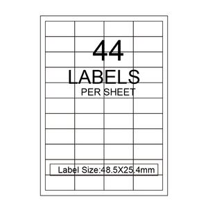 Printable Glossy Matte Half Sheet A4 8.5x11 Inch Self Adhesive Shipping <b>Label</b> Paper 2 30 44 up <b>Stickers</b> for Laser Inkjet Printer - Product Image 4