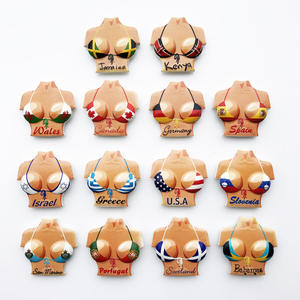 مخصص أستراليا بيكيني شاطئ راتنج مطلي مغناطيس الثلاجة المغناطيسي-السفر تذكارية الحرف اليدوية الزخرفية بالجملة - Product Image 1