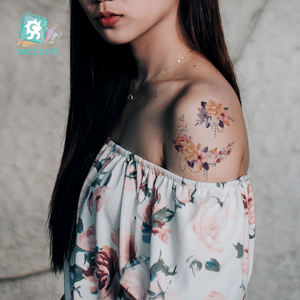 Carta adesiva temporanea sicura per la pelle, tatuaggio fai da te macchina per il corpo Sexy tatuaggio sulle mani del braccio del petto - Product Image 4