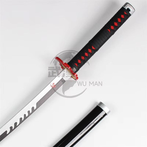 Spada in Legno Nichirin di <span class=keywords><strong>Tanjiro</strong></span> <span class=keywords><strong>Kamado</strong></span>, Replica Sicura per Cosplay Anime, Ideale per Convention e Collezionismo - Product Image 2